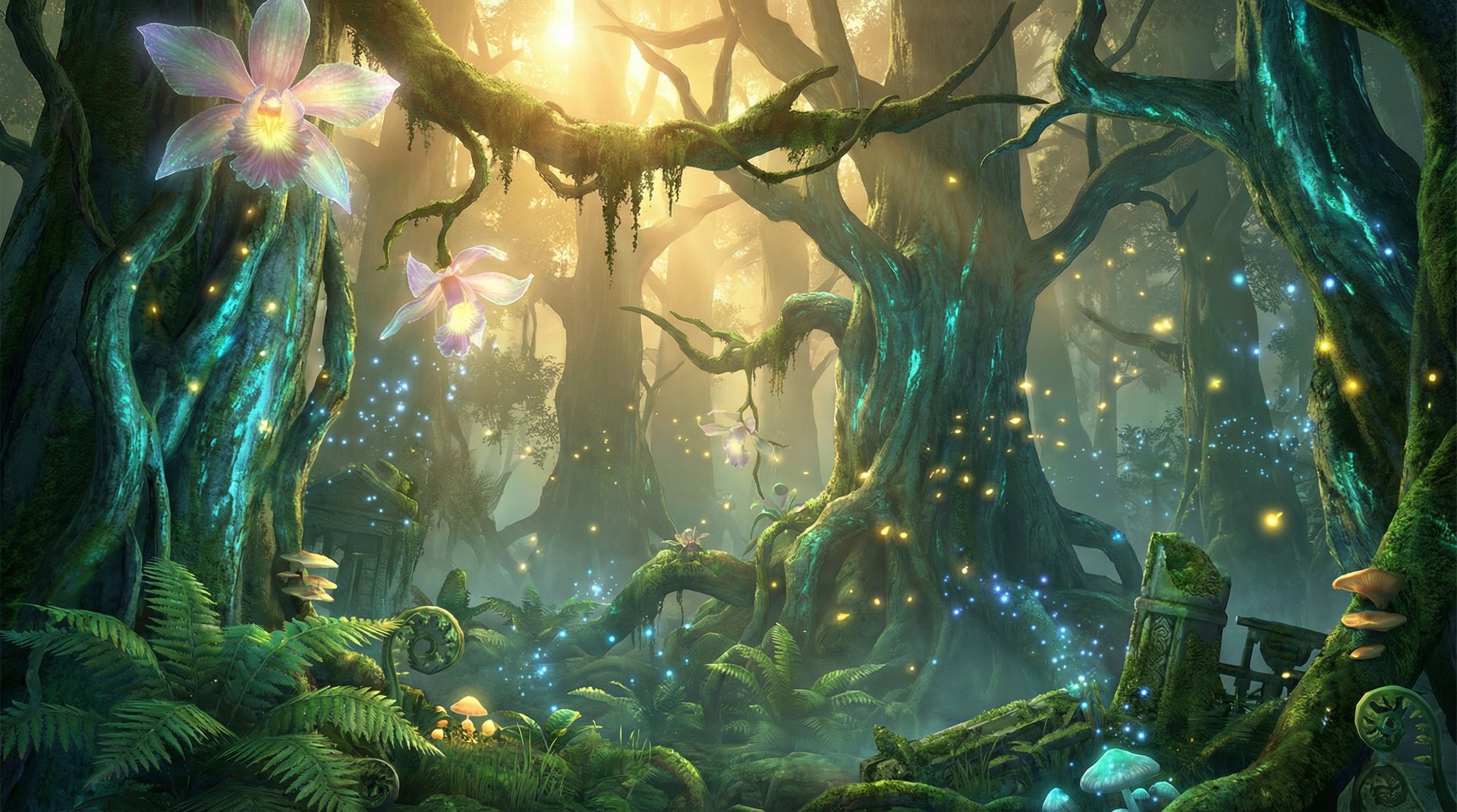 同人动漫天山雪岭云杉探秘植物视频