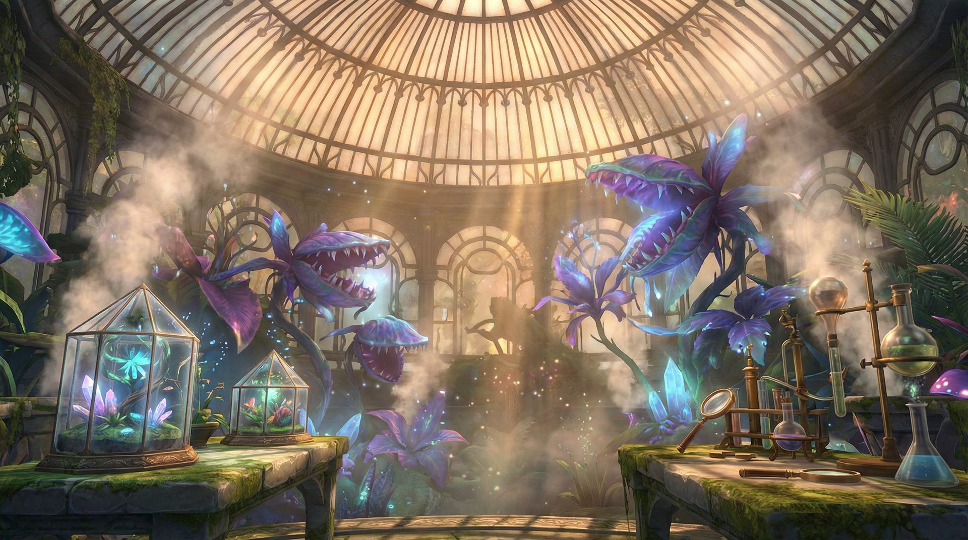 同人动漫冬季温室植物养护视频教程